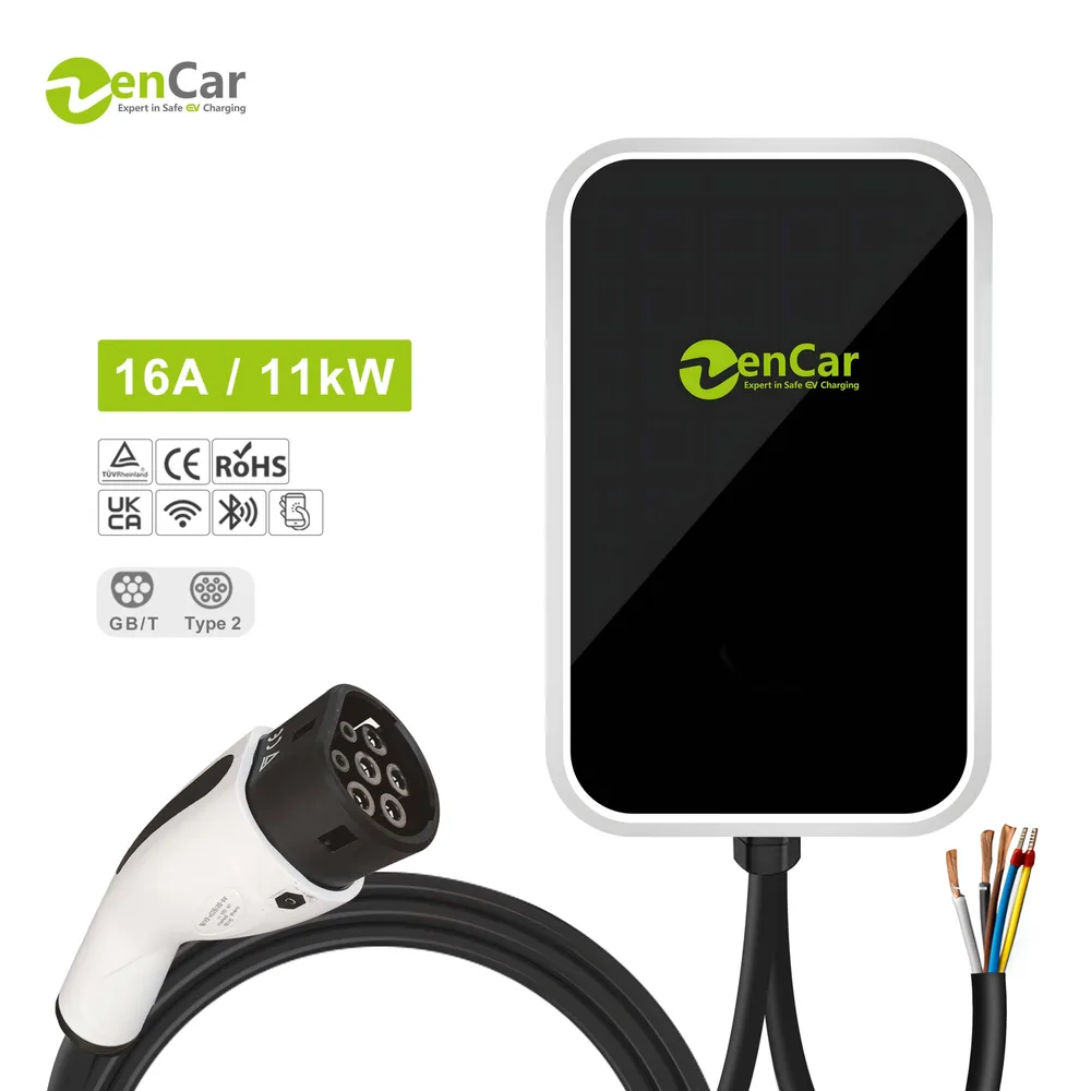 Wallbox Zencar WA 11 kW con cable Tipo 2